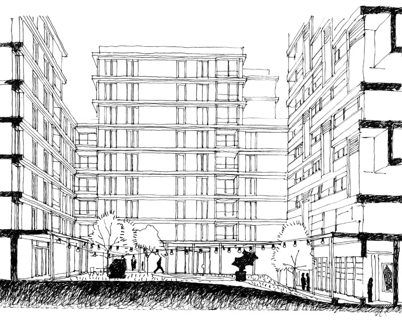 Apartamenty Gutenberga projektu JEMS Architekci