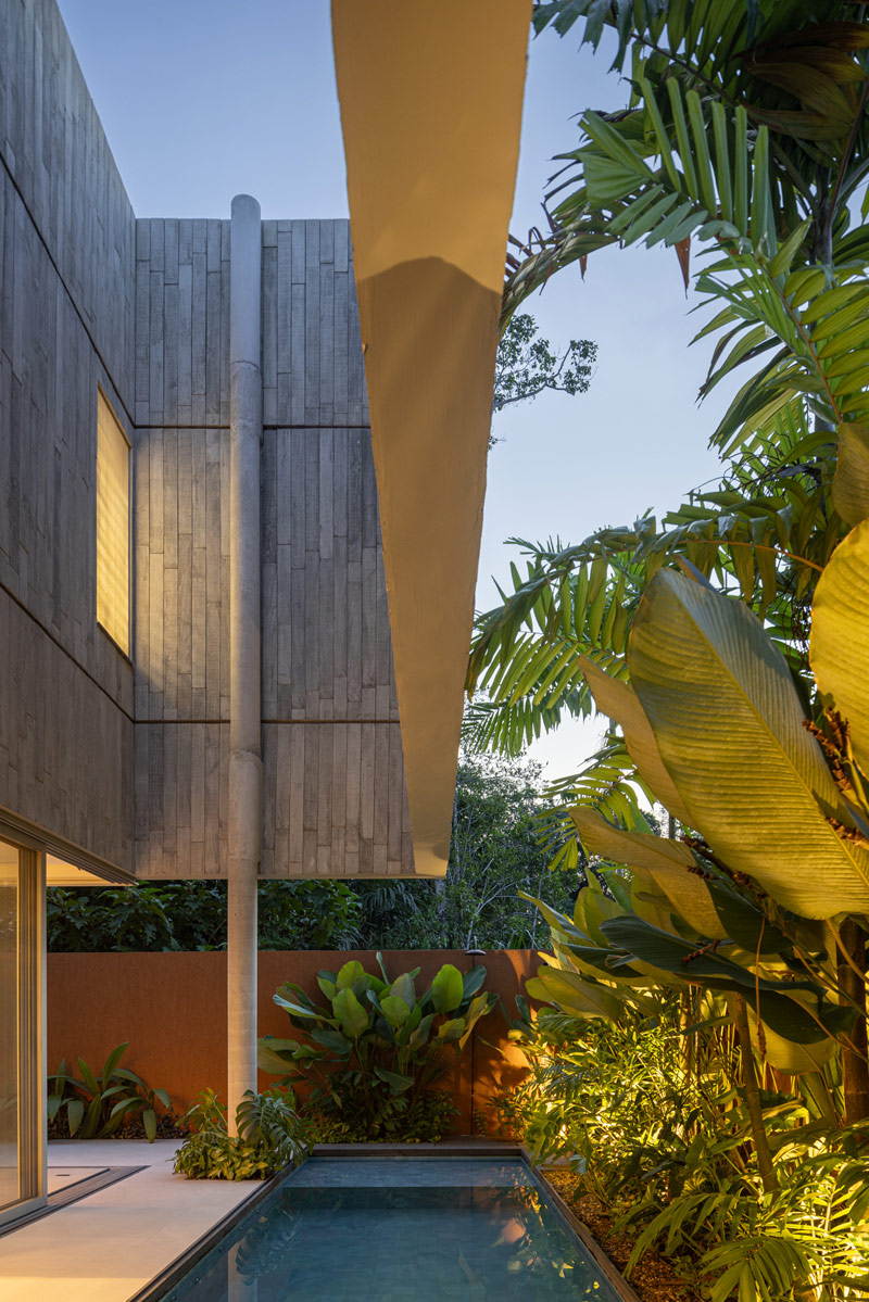 Minimalistyczny dom dla klienta wrażliwego na światło