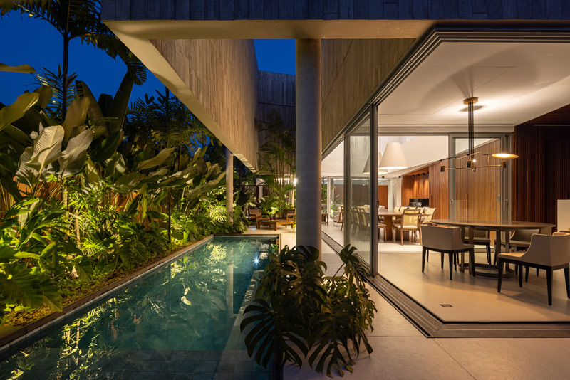 Minimalistyczny dom dla klienta wrażliwego na światło