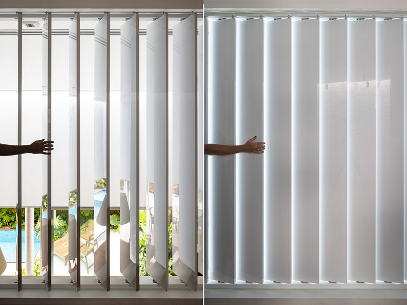 Minimalistyczny dom dla klienta wrażliwego na światło