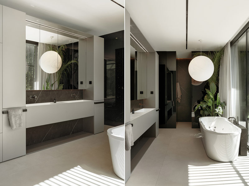 Luksusowy dom blisko natury i wnętrza w duchu quiet luxury