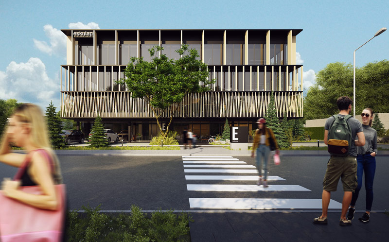 Budynek ESKULAP w Gliwicach