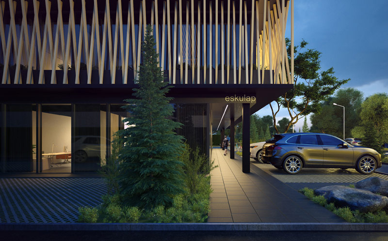 Budynek ESKULAP w Gliwicach