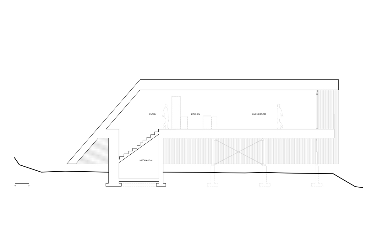 Eksperymentalny dom na skale
