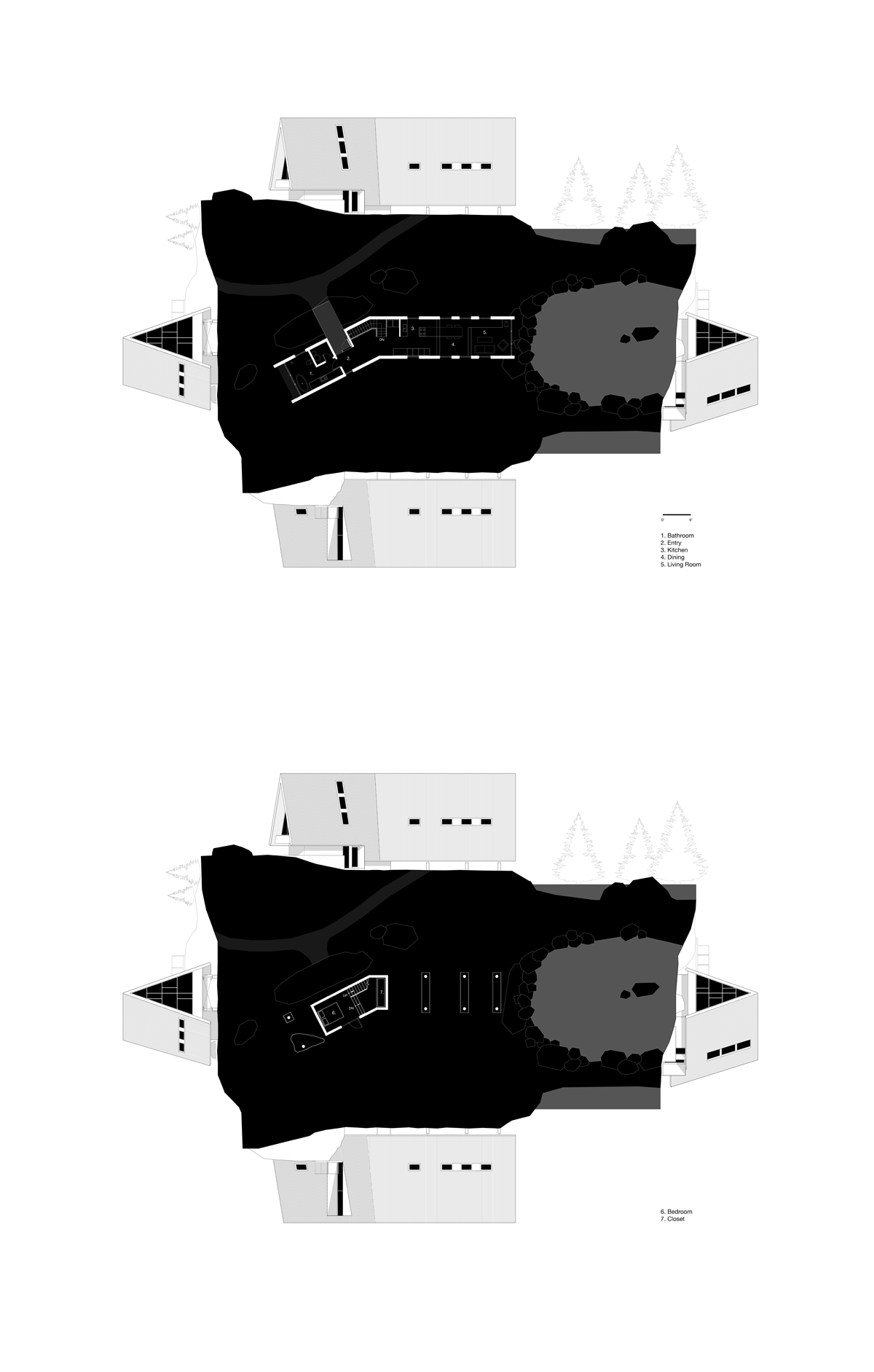 Eksperymentalny dom na skale