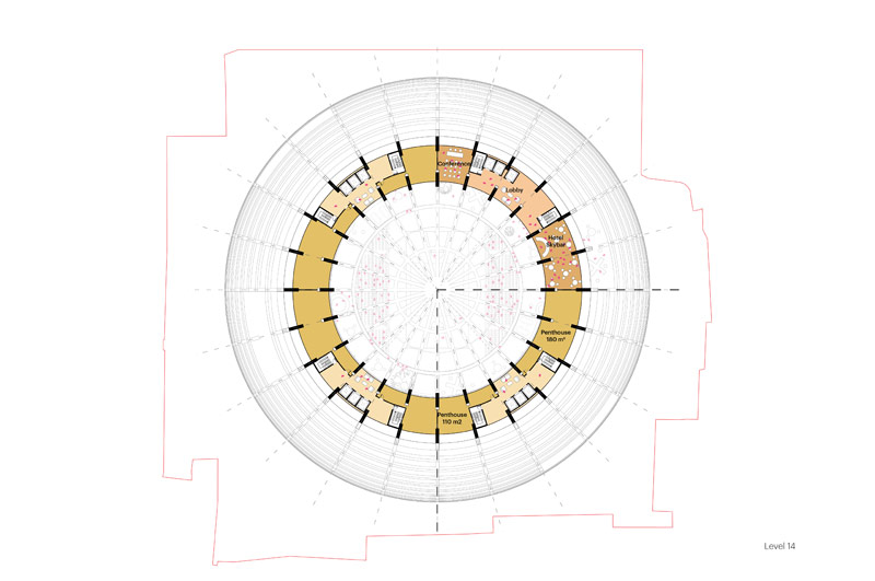 &bdquo;Grand Ballroom&rdquo; projektu MVRDV wygrywa konkurs na arenę sportową z apartamentami i hotelem w Tiranie