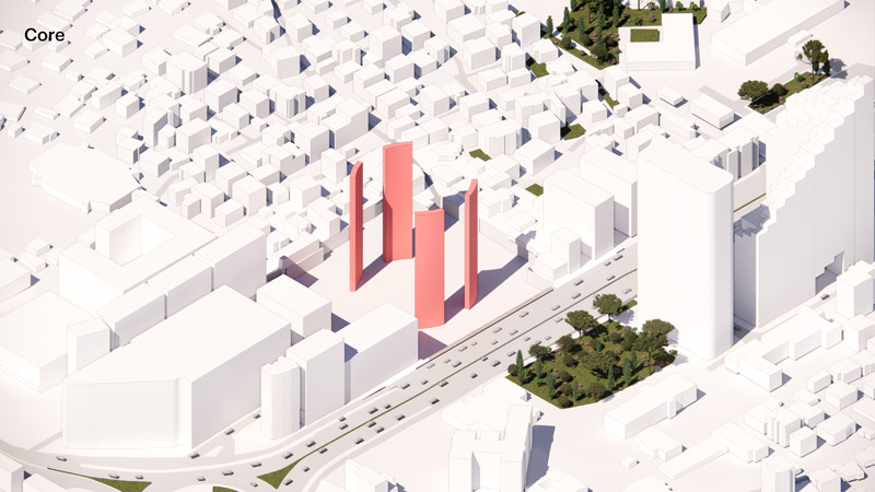 &bdquo;Grand Ballroom&rdquo; projektu MVRDV wygrywa konkurs na arenę sportową z apartamentami i hotelem w Tiranie