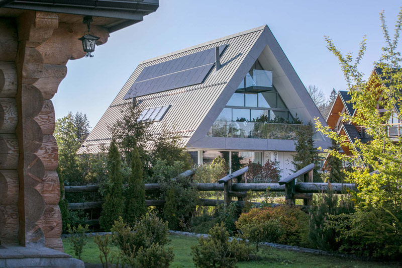 Dom z prywatnym Giewontem