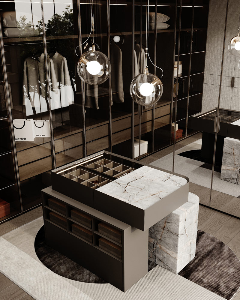 Minimalistyczne formy i wyraziste faktury we wnętrzach domu