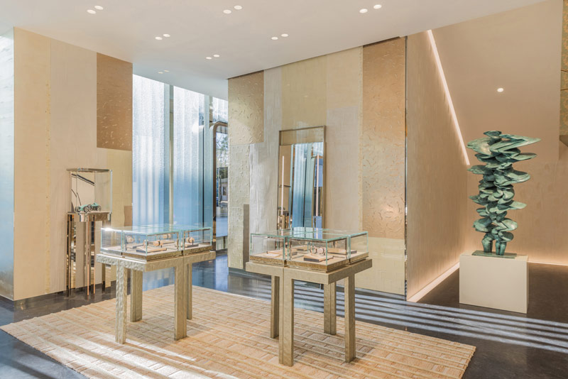 Salon Tiffany & Co. w Pekinie projektu MVRDV