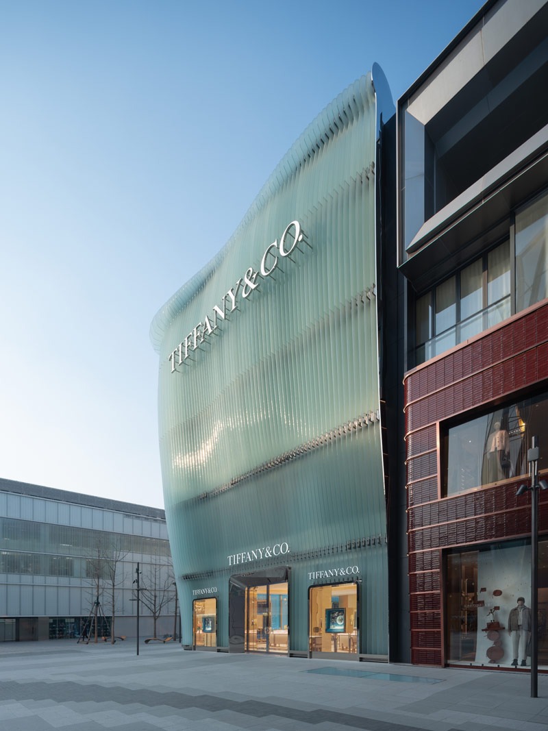 Salon Tiffany & Co. w Pekinie projektu MVRDV