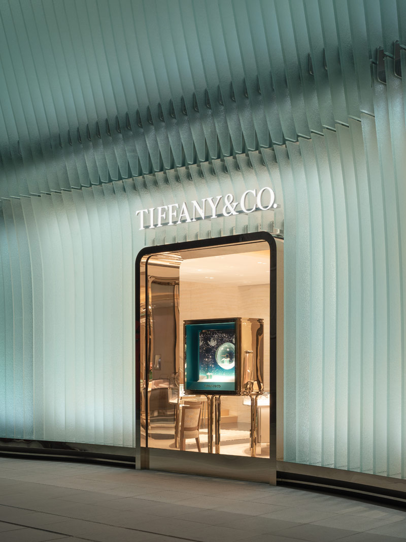 Salon Tiffany & Co. w Pekinie projektu MVRDV