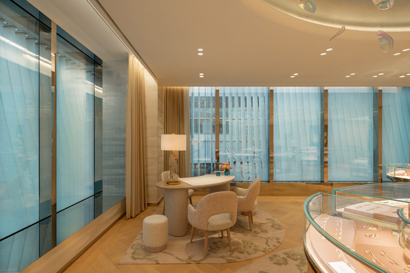 Salon Tiffany & Co. w Pekinie projektu MVRDV