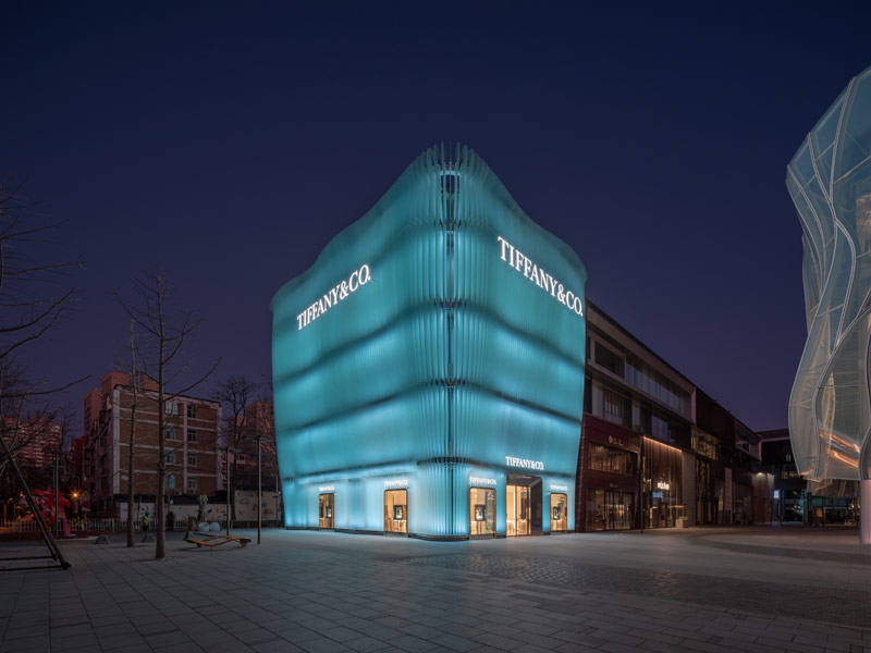 Salon Tiffany & Co. w Pekinie projektu MVRDV