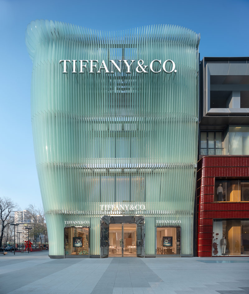 Salon Tiffany & Co. w Pekinie projektu MVRDV