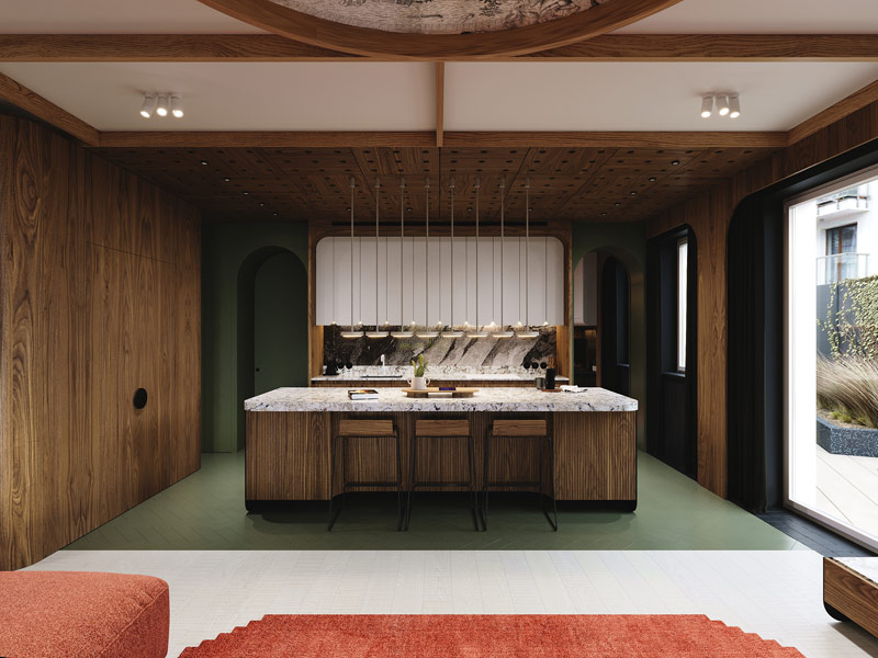 Oryginalne i zaskakujące wnętrza, pełne odniesień do historii architektury i designu