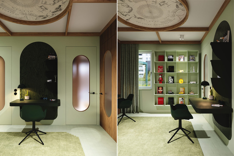 Oryginalne i zaskakujące wnętrza, pełne odniesień do historii architektury i designu