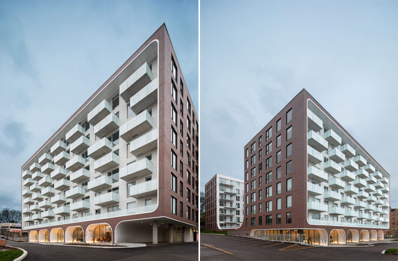 Powściągliwy i ekspresyjny budynek mieszkalny w Kanadzie