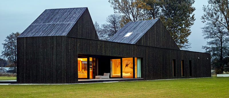 Wsp&oacute;łczesny dom dla rodziny ceniącej spok&oacute;j i bliski kontakt z naturą