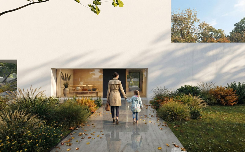 Nowoczesna willa w symbiozie z lasem