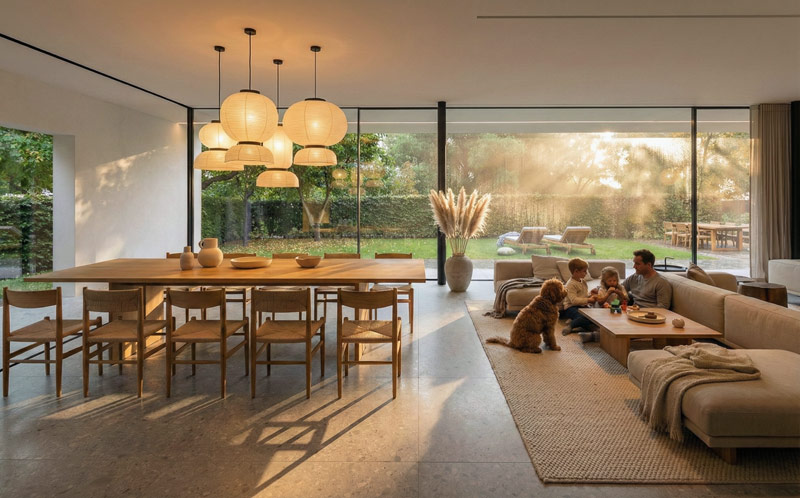 Nowoczesna willa w symbiozie z lasem