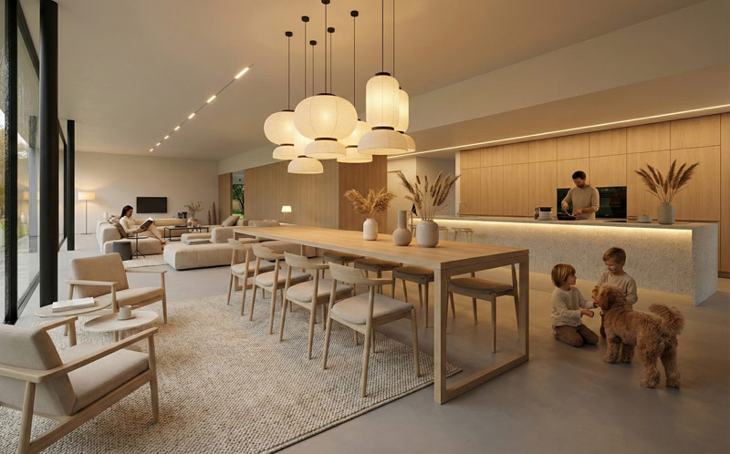 Nowoczesna willa w symbiozie z lasem