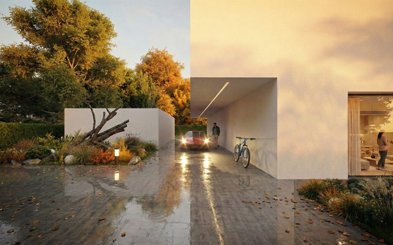 Nowoczesna willa w symbiozie z lasem