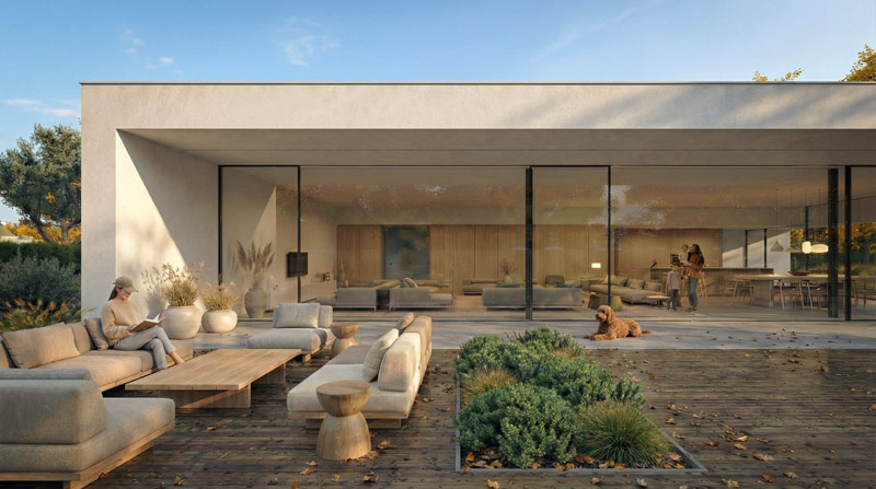 Nowoczesna willa w symbiozie z lasem