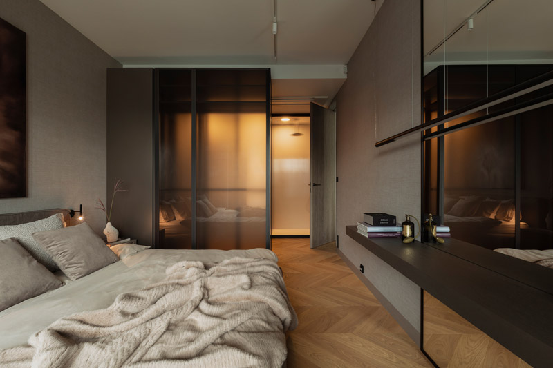 Apartament w duchu soft architecture