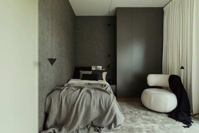 Apartament w duchu soft architecture