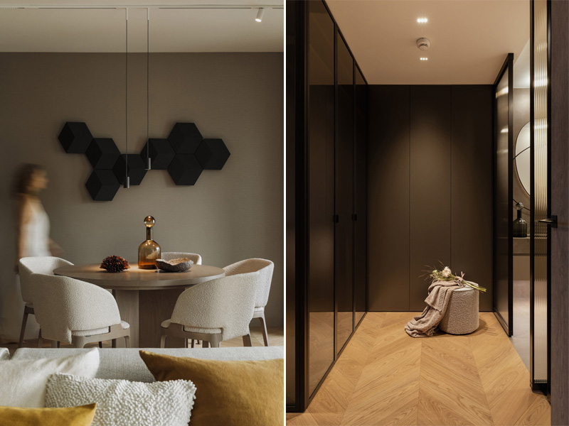 Apartament w duchu soft architecture