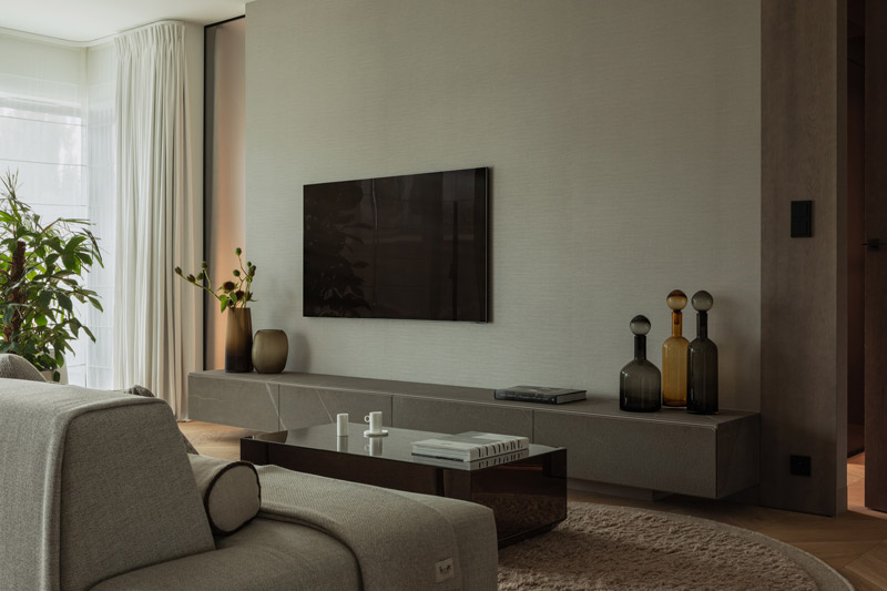 Apartament w duchu soft architecture