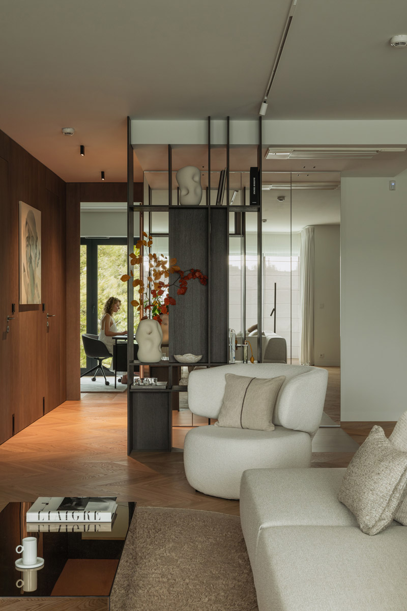 Apartament w duchu soft architecture