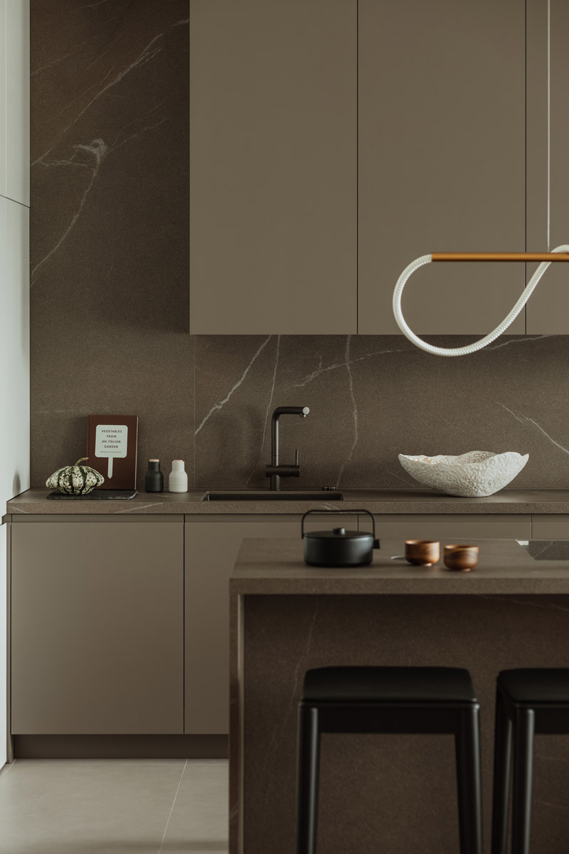 Apartament w duchu soft architecture