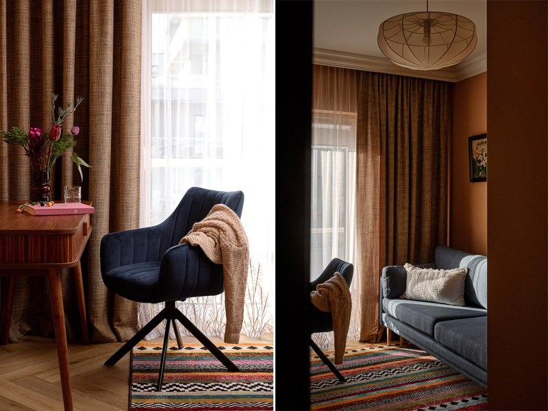 Kolor, folklor i eklektyzm. 60-metrowe mieszkanie w Legnicy