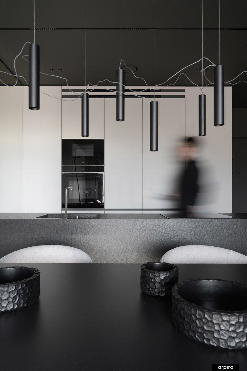 Minimalistyczne wnętrza mieszkania w Krakowie