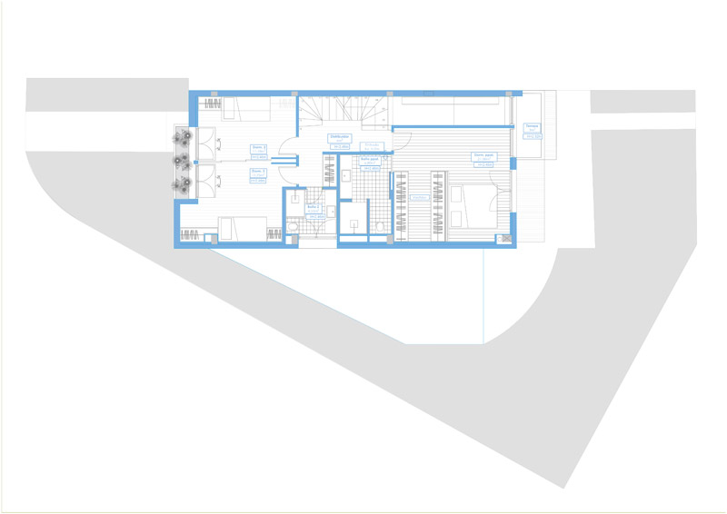 Przebudowa bliźniaka w odcieniach bieli i drewna