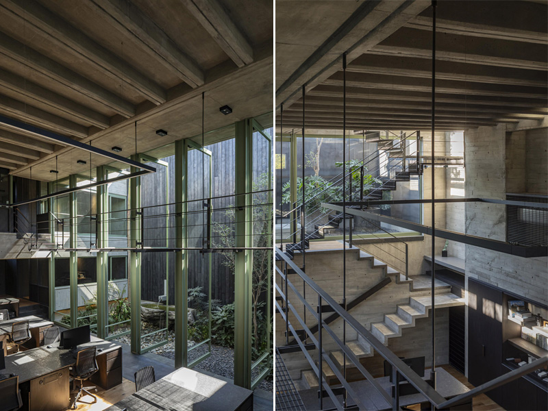 Przestrzeń kreatywna pracowni architektonicznej w Colimie