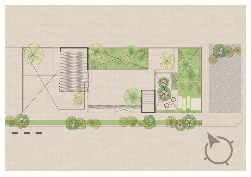 Przestrzeń kreatywna pracowni architektonicznej w Colimie