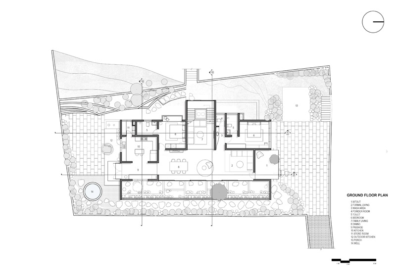 Dom w Kannur – prostota i powściągliwość w harmonii z naturalnym otoczeniem