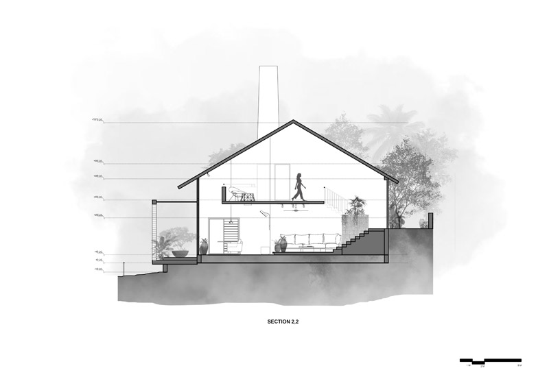 Dom w Kannur – prostota i powściągliwość w harmonii z naturalnym otoczeniem