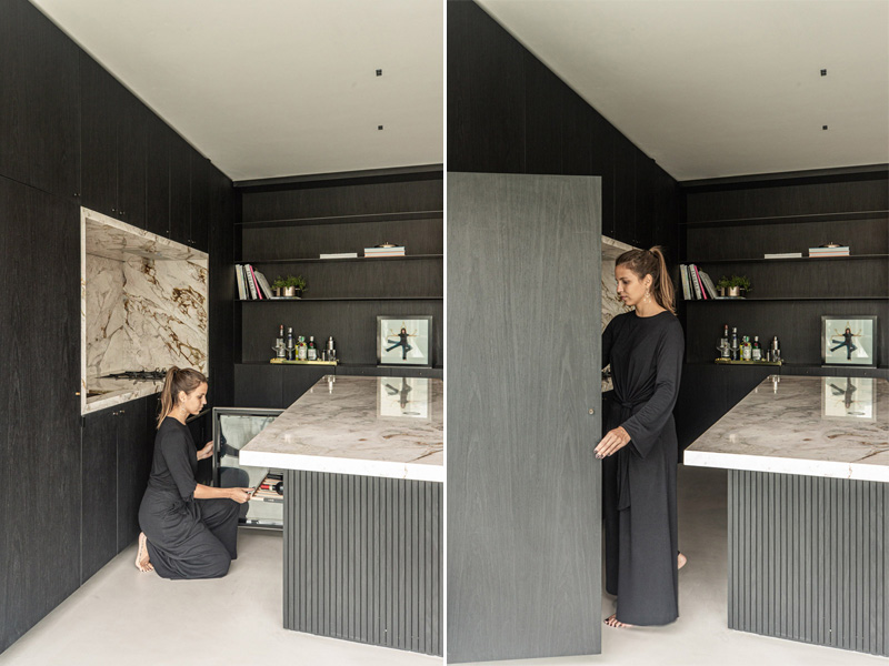 Minimalistyczny apartament wypełniony sztuką