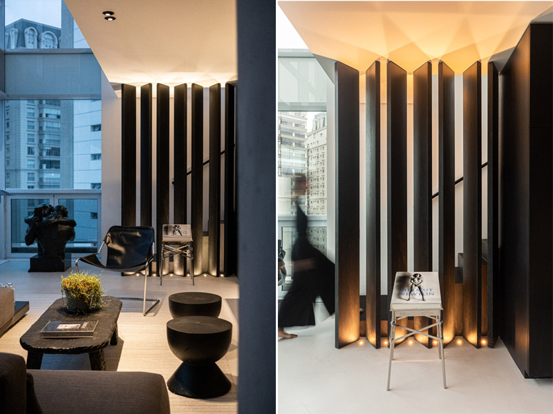 Minimalistyczny apartament wypełniony sztuką