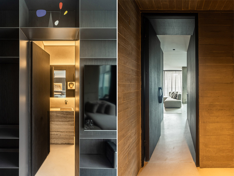 Minimalistyczny apartament wypełniony sztuką