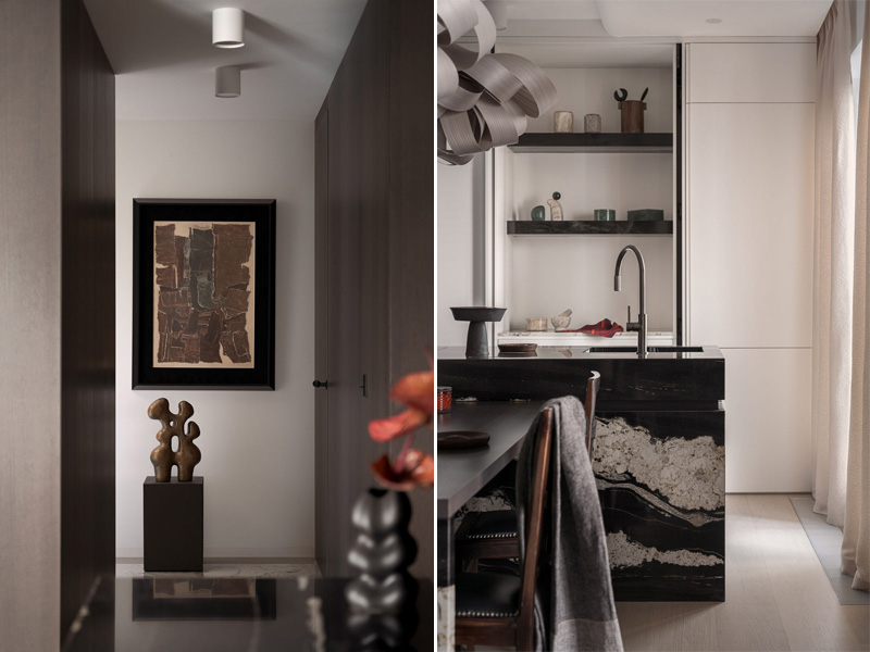 Elegancki apartament w apetycznych brązach