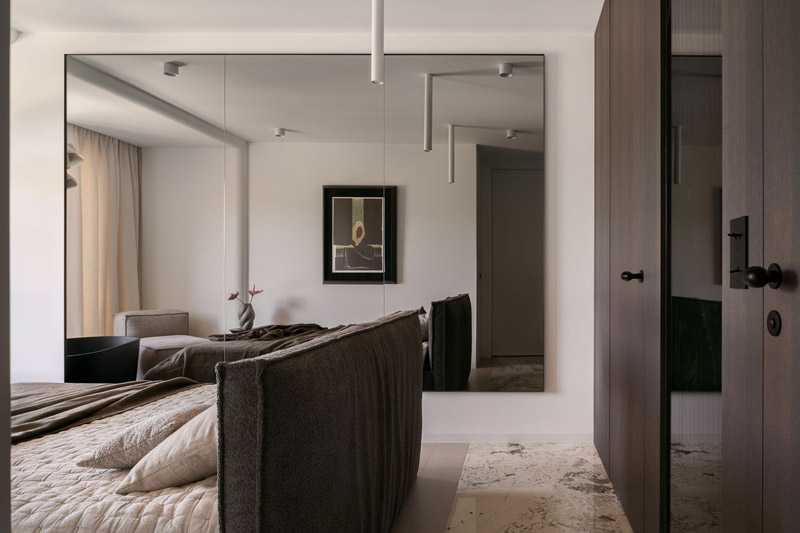 Elegancki apartament w apetycznych brązach