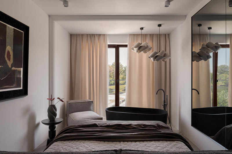 Elegancki apartament w apetycznych brązach