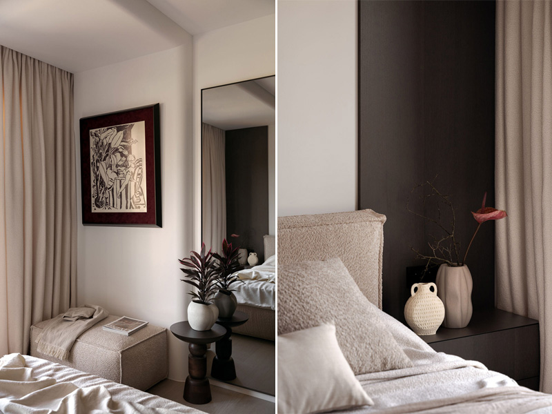 Elegancki apartament w apetycznych brązach