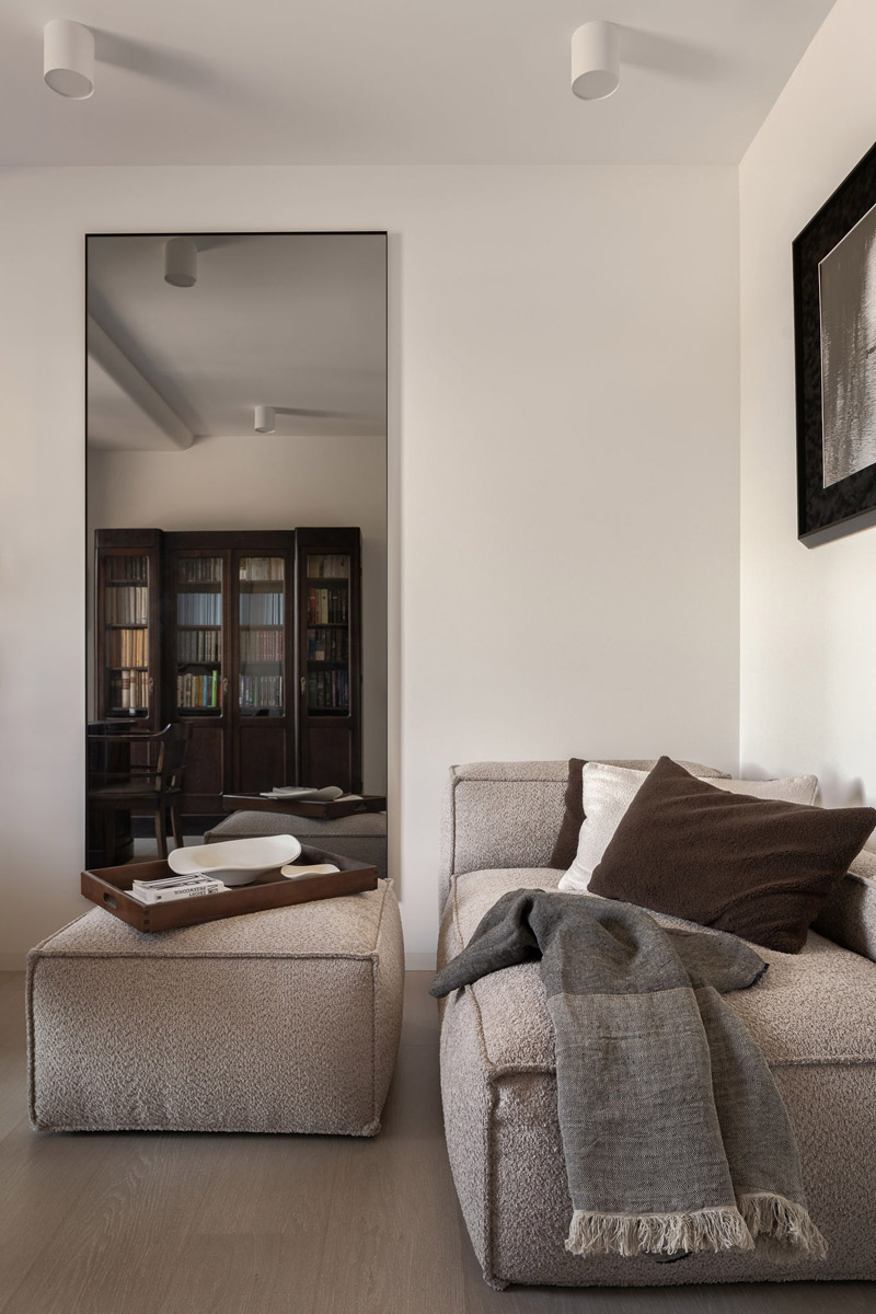 Elegancki apartament w apetycznych brązach