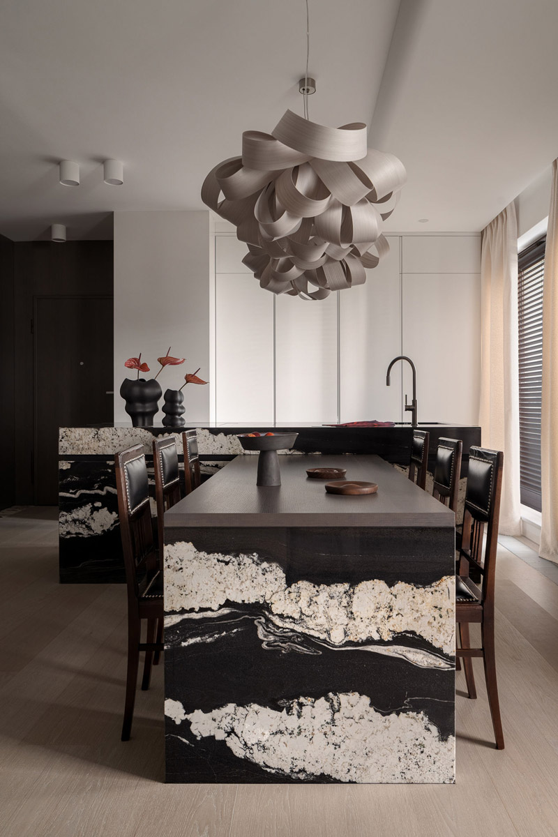 Elegancki apartament w apetycznych brązach